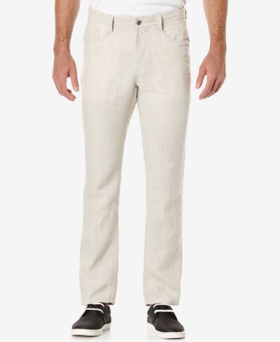 Cubavera Men's 100% Linen Five-Pocket Pants