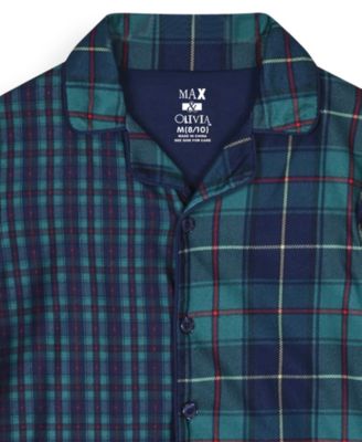 Boys' 6-18 Long Sleeve Shirt and Pants Pajama, 2-Piece Set