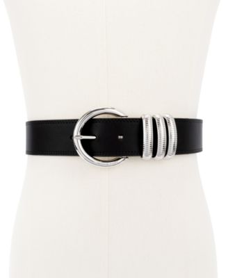 Women's Embellished Non-Reversible Buckle Belt