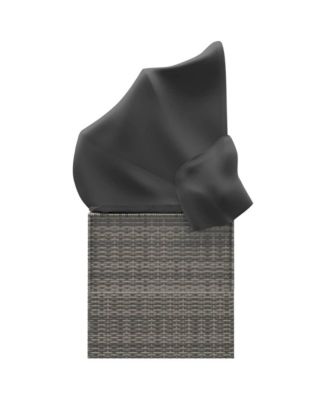 Outdoor Lounge Bed Grey