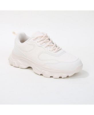 Lidia Mixed Material Sneakers