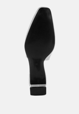 Women's AMBERIN Crinkled Metallic Slingback Heels