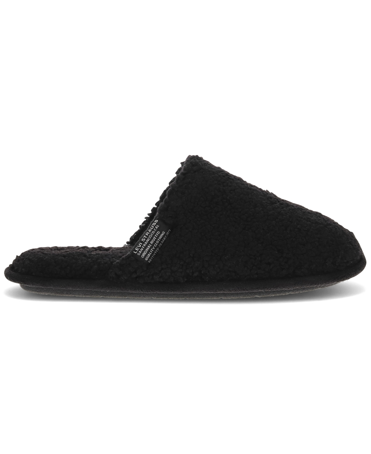 Levi's Women's Lacey Round Toe Scuff Slippers In Black