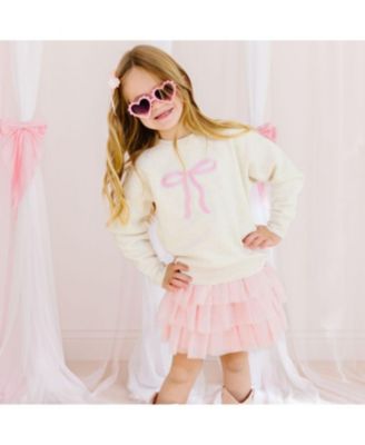 Girls Coquette Satin Bow Clip