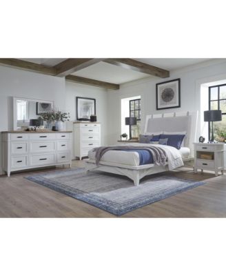 Parker House Americana Modern Bedroom Beveled Landscape Mirror