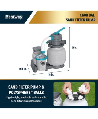 APX 365 18' x 9' x 52" Rectangular Above Ground Swimming Pool Set, Gray