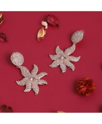 Women's Flora Bling Drop Earrings