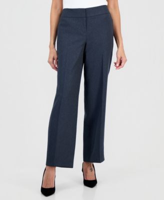 Women's Notch-Lapel Button-Front Pantsuit, Regular & Petites