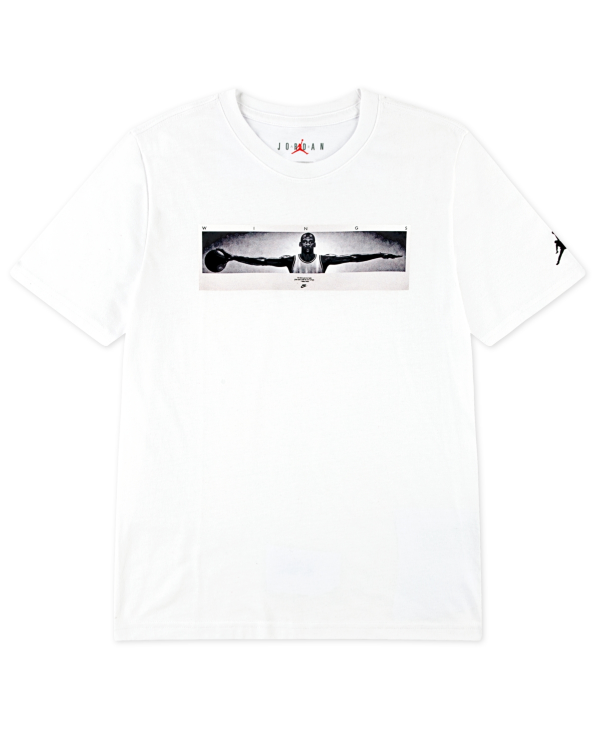 Jordan Boys 8-18 Wings Logo Detail T-Shirt