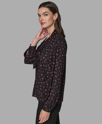 Women's Woven Long Sleeve Top