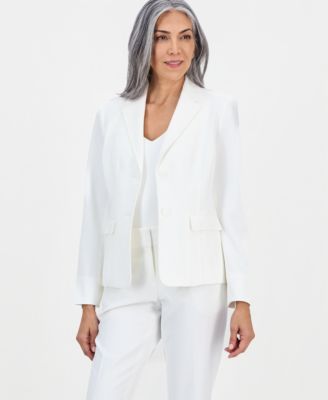 Women's Notch-Lapel Mid-Rise Pantsuit 