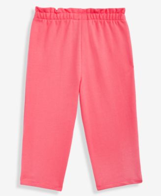 Girls' Toddler 2T-4T Solid Straight-Leg Pants, Macy's Exclusive
