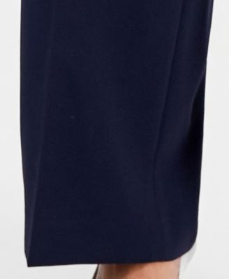 Plus Size Colorblocked Mid-Rise Wide-Leg Pantsuit 