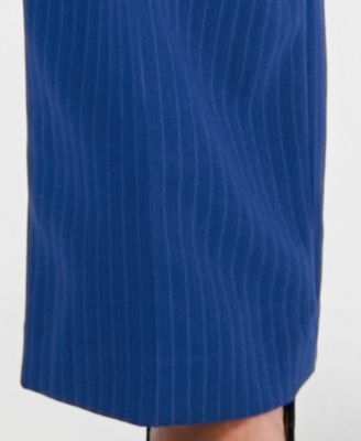 Plus Size Shawl-Collar Jacket & Mid-Rise Wide-Leg Pants 