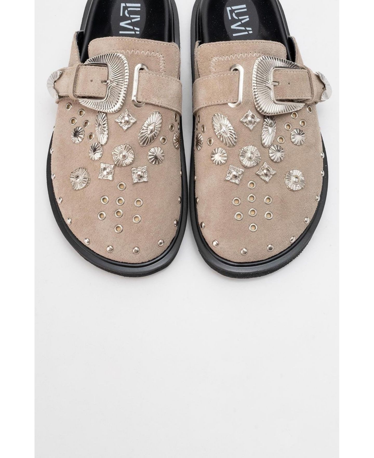Женские сандалии Forever & Always Shoes Maril Leather Buckle Sandal (Women), цвет: Бежевый кожаный — фото 4