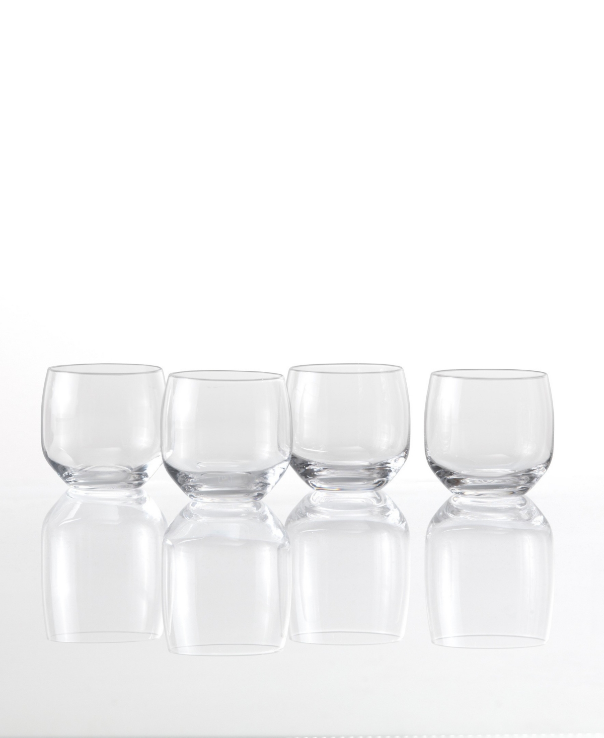 Fortessa Estiva Double Old-fashioned Glasses, Set Of 4 In Transparent