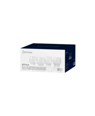 Estiva Textured Double Old-Fashioned Glasses, Set of 4