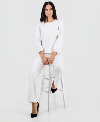 Petite Serenity Knit Long-Sleeve Top