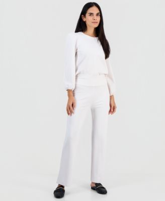 AK Anne Klein - Petite Serenity Knit Pull-On Pants