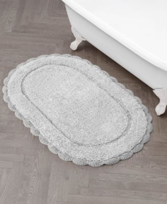Crochet Cotton Bath Rug, 21" x 34"