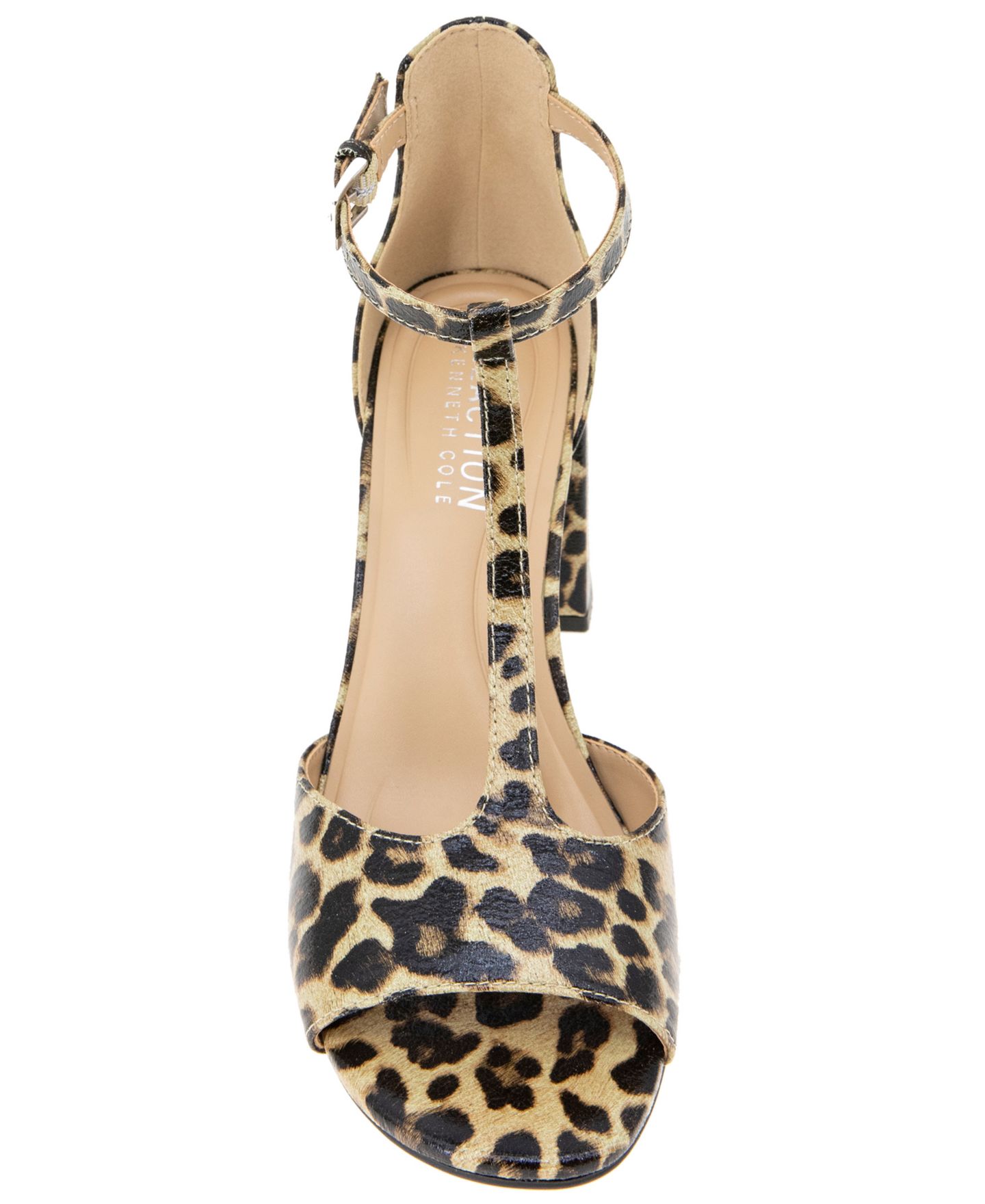Женские сандалии Kenneth Cole Reaction Levine Round Toe Dress Sandals, цвет: Леопардовый — фото 7