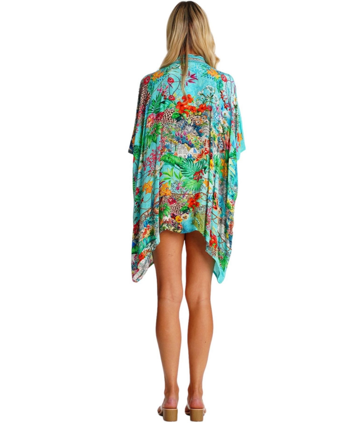 La Moda Clothing Women's Mini Kaftan Dress