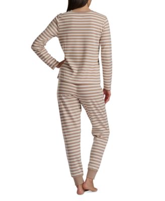 Women's 2-Pc. Packaged Printed Thermal Pajamas Set