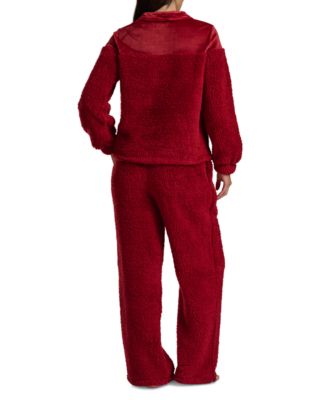 Women's 2-Piece Long Sleeves Sherpa Set