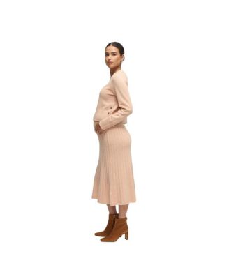 Maternity Ingrid + Isabel Knit Sweater Midi Skirt