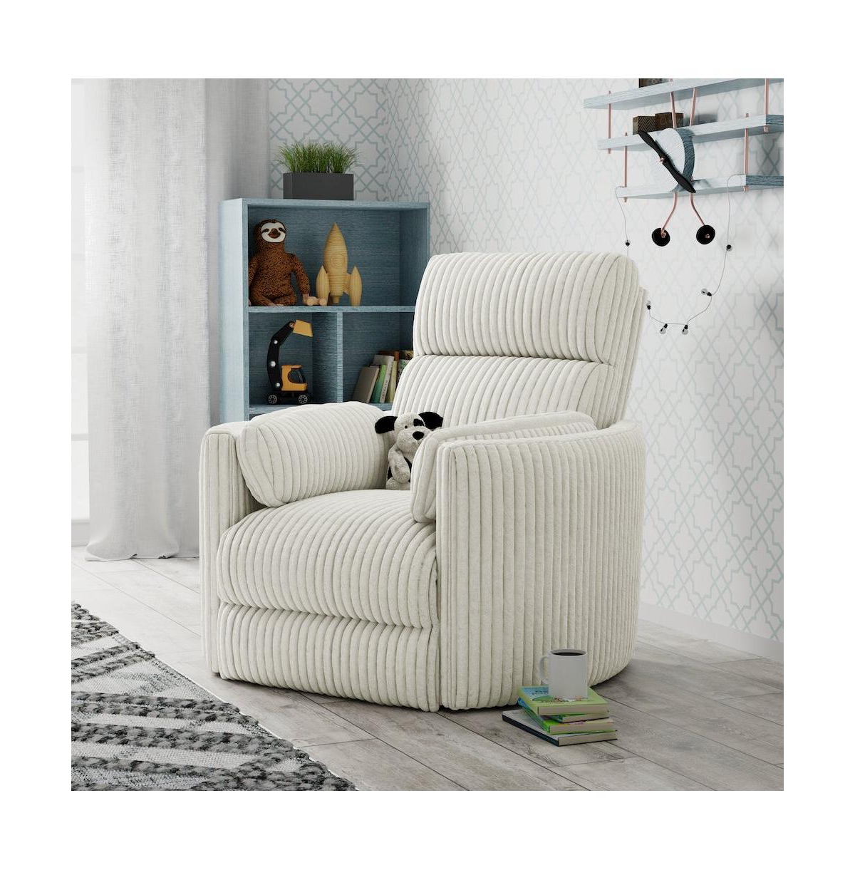 Parker Living Mega Ivory Swivel Power Glider Recliner