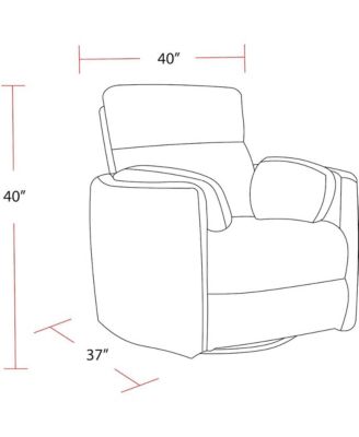 Krypton Power Swivel Glider Recliner