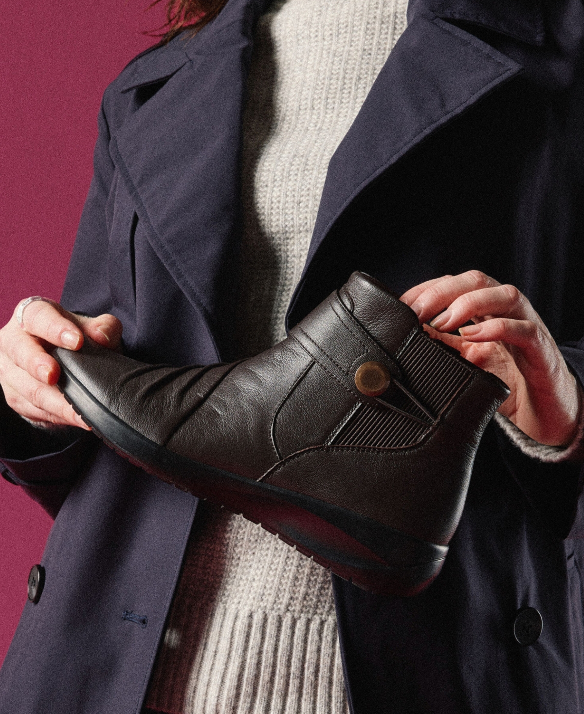 Clarks Women's Kaetlyn Sara Wedge Ankle Boots In Brown