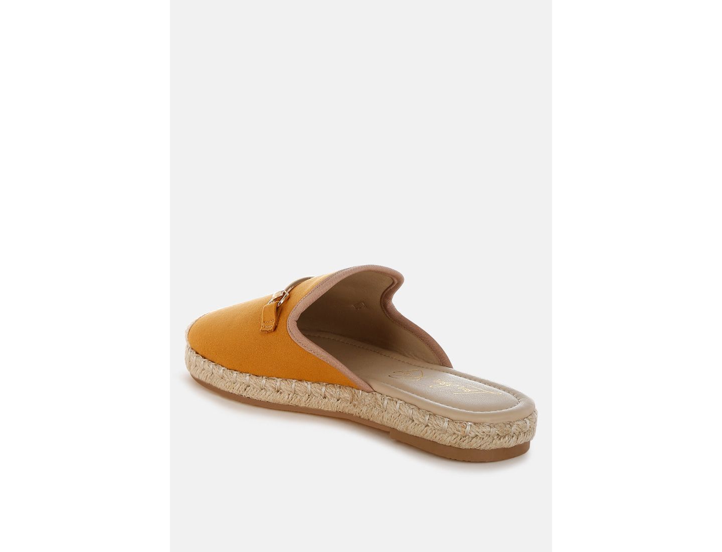 Женские сабо London Rag Nazaya Horsebit Detail Espadrilles Mules, цвет: Бежевый / Хаки — фото 4