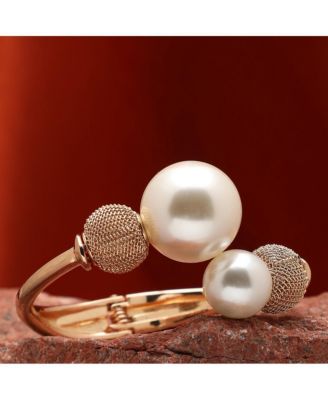 Women's Gold Ball Tipped Bracelet