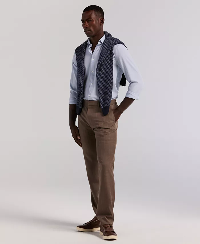 Men's Modern-Fit Stretch Solid Resolution Pants - thumbnail 6