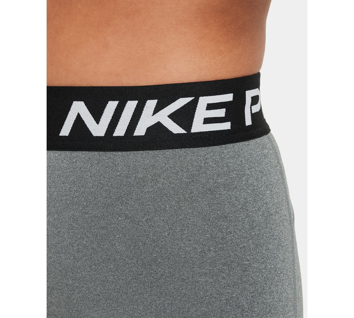 Nike Girls   Pro Tights In Gray