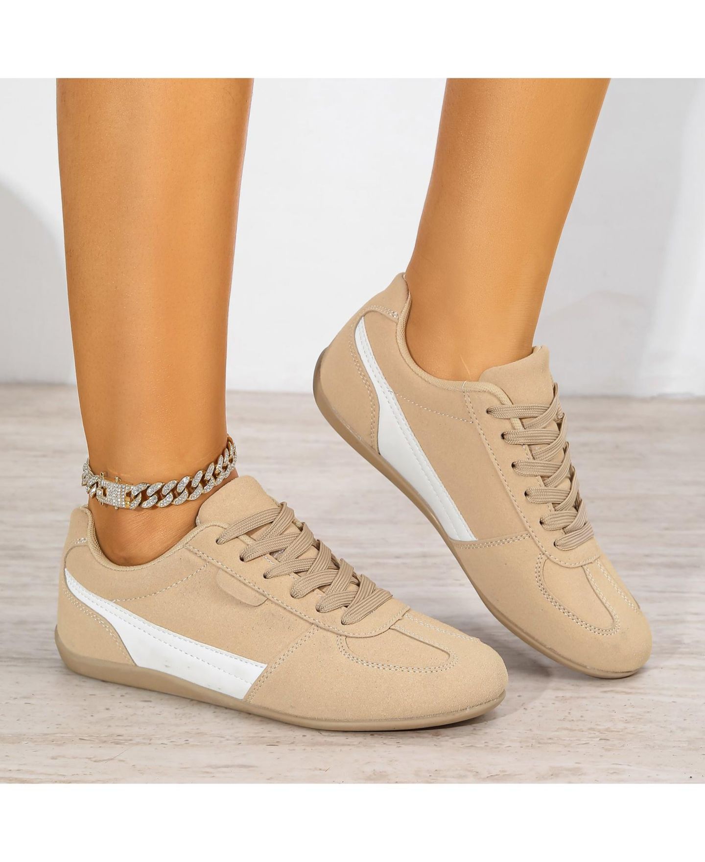 Женские кроссовки BERNESS Luno Gum Sole, цвет: Бежевый — фото 2