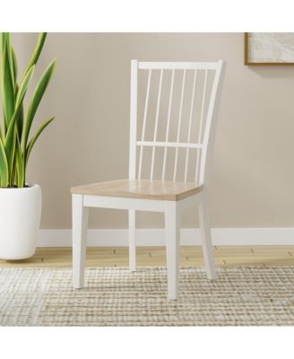 Two Pack Poplar Solids / Birch Veneers Americana Modern Dining Spindle Back Dining Chair