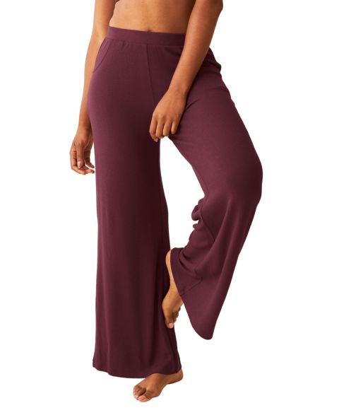 Женские брюки Kindred Bravely Maternity CozyKnit Wide Leg Lounge Pant, цвет: Глубокий бордовый