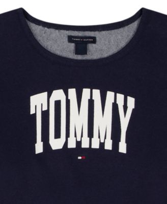 Girls' 7-16 Raw Edge Sweatshirt