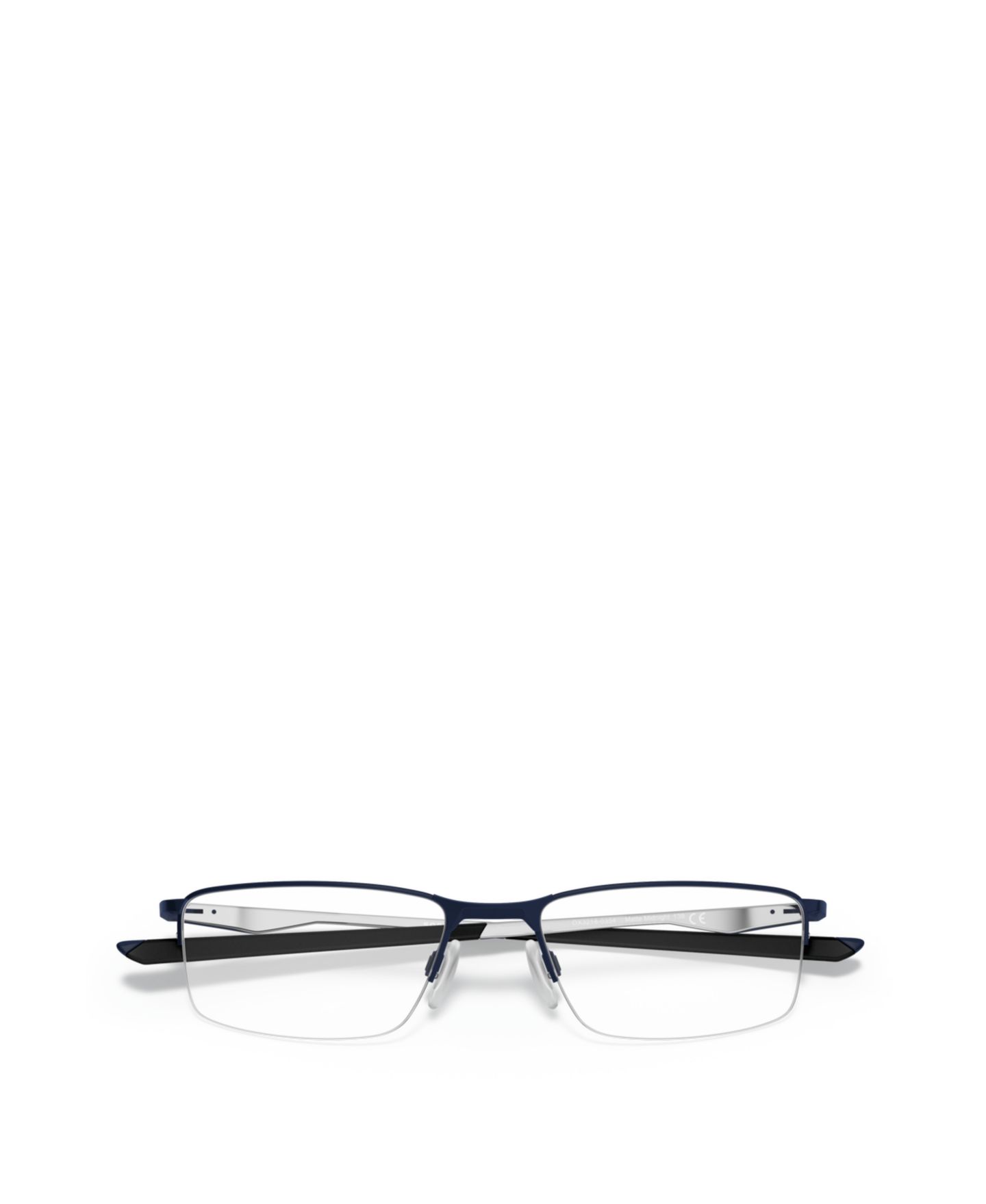 Мужские очки Oakley Man Rectangle Metal OX3218 Socket 5.5 Eyeglasses, цвет: Тёмный синий — фото 4