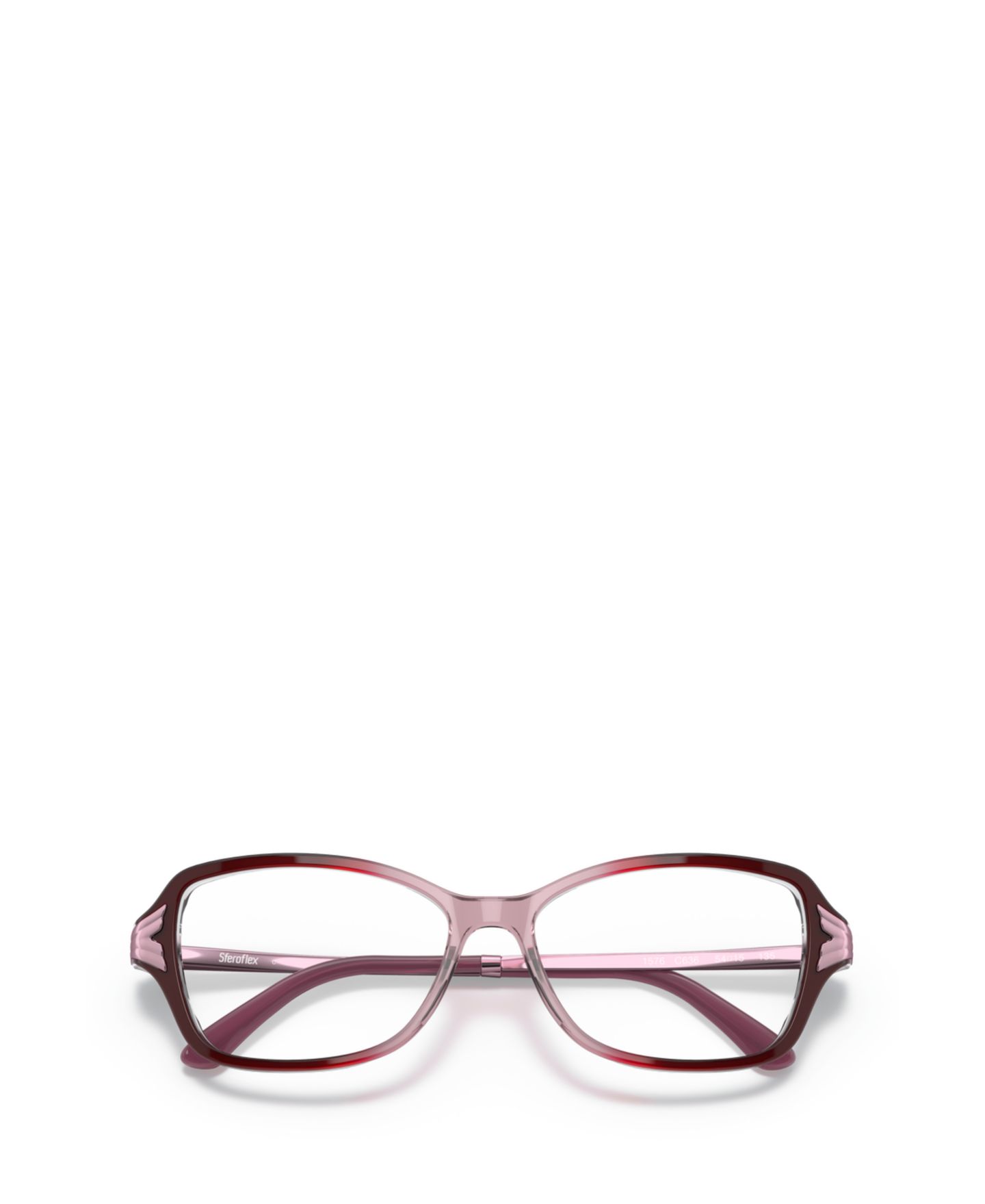Женские очки Sferoflex Woman Cat Eye Plastic SF1576 Eyeglasses, цвет: Розовый градиентный — фото 10