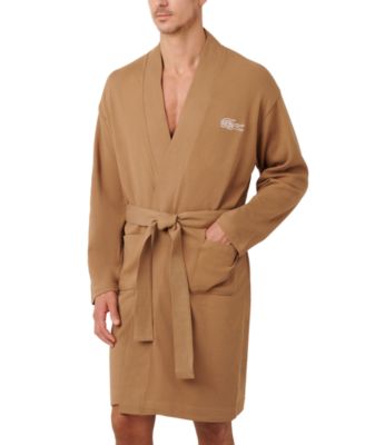Men's Waffle-Knit Thermal Robe