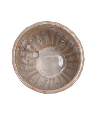 Modern Striped Ceramic Planter Set of 2