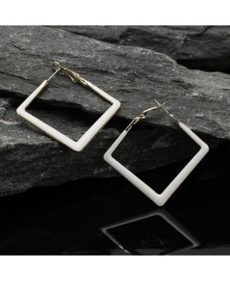 Geometric Hoop Earrings