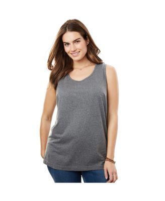 Plus Size Perfect Scoopneck Tank Top