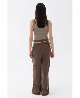 Women's Pleated Palazzo Pants