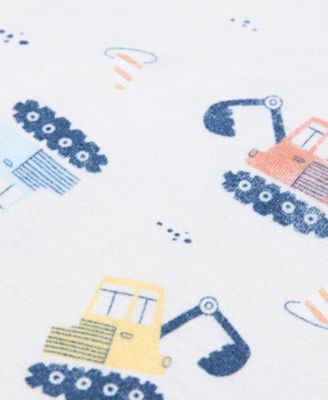 Baby Boy or Girl Long-Sleeve Coverall, Gown and Hat, 3-Piece Set