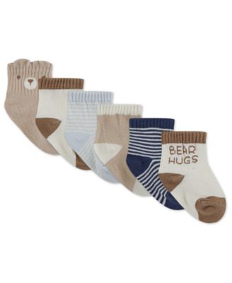 Baby Girls Printed Socks, 6-Pack Set