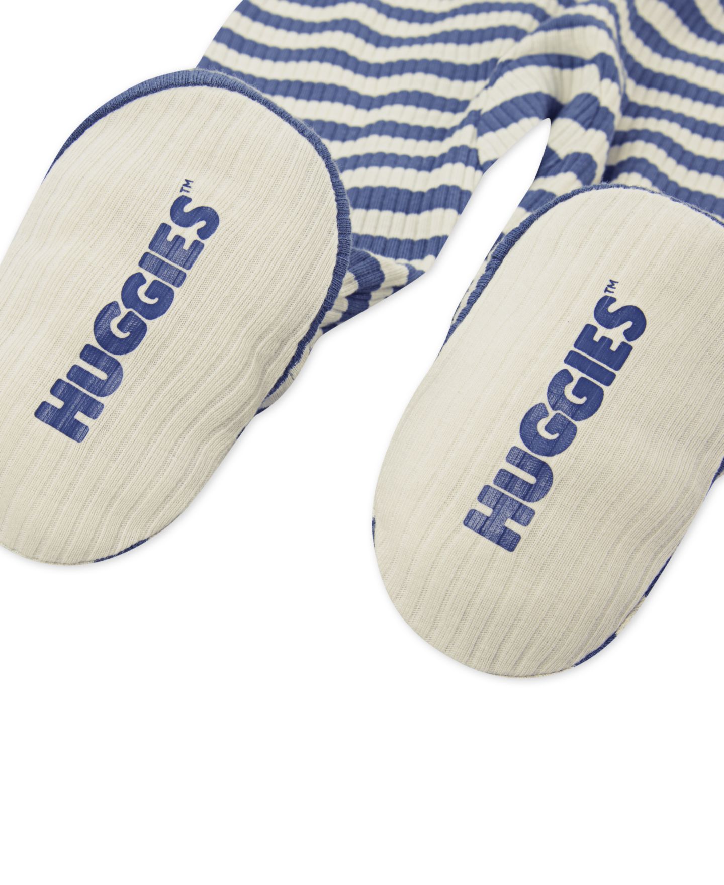 Детский комбинезон с ножками Huggies на двусторонней молнии, цвет: Синий / Белый — фото 7